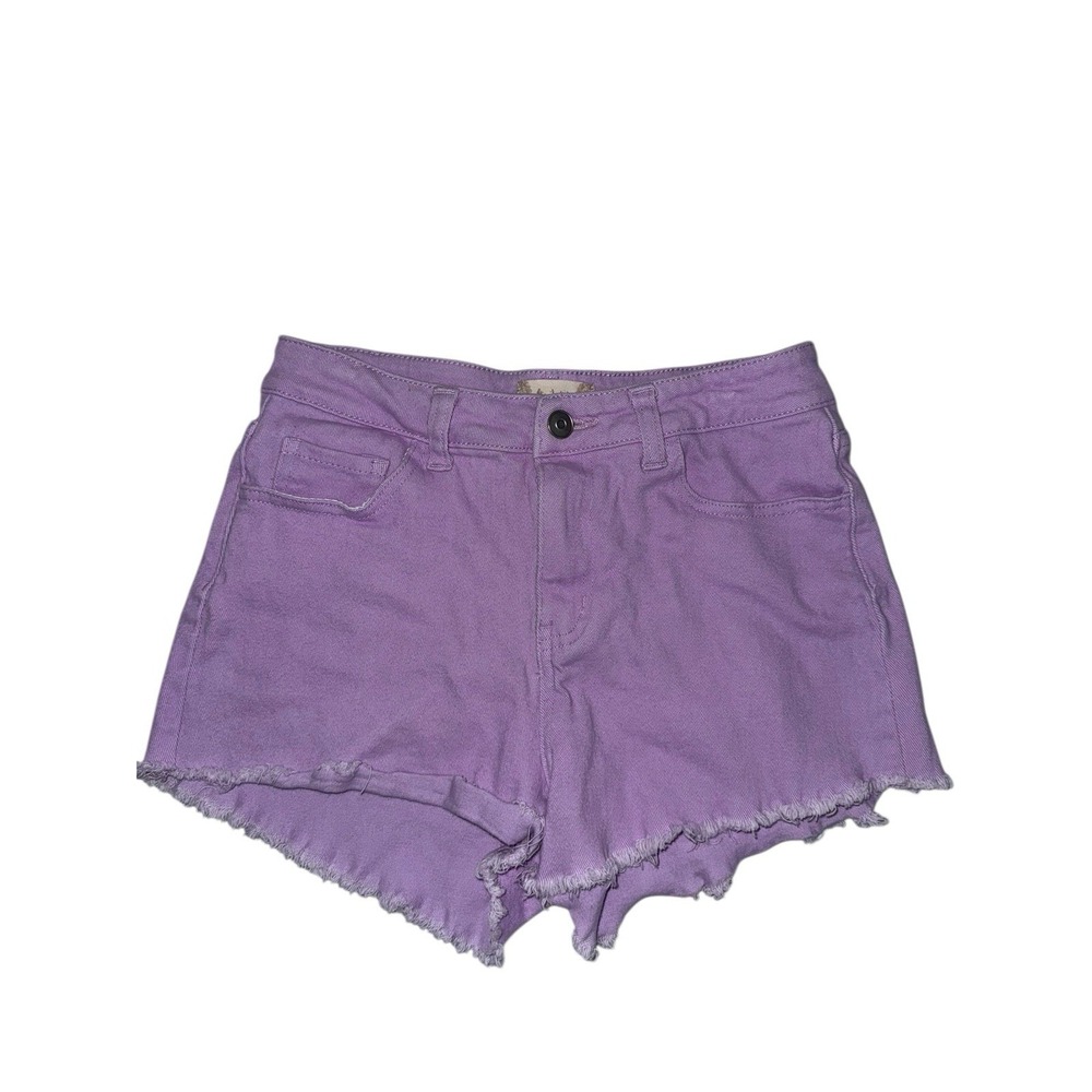 Altar'd State Women's Jean Shorts Purple Small